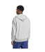 Mens 3 Stripes Hoodie Medium Heather Grey Adidas-3