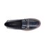 Womens/ladies Miranda Saddle Trim Court Shoes Navy Cipriata-2