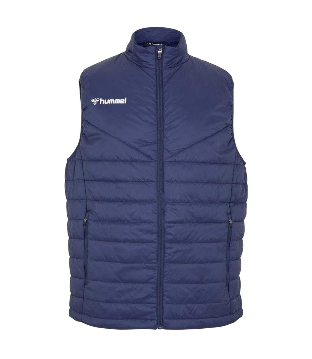 Doudoune Sans Manches Motif/style Matelassé Homme Bleu Marine Hummel-2