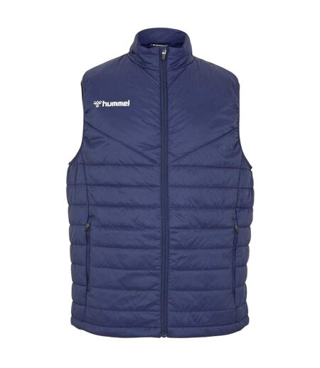 Doudoune Sans Manches Motif/style Matelassé Homme Bleu Marine Hummel