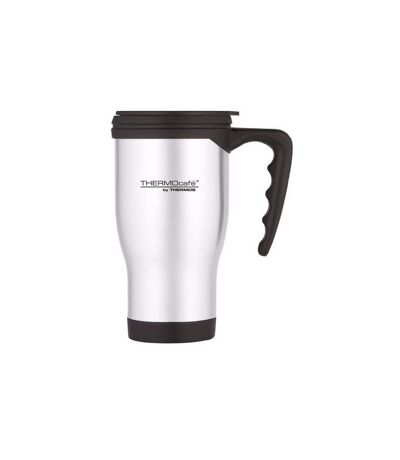 ThermoCafe 2060 Travel Mug (Silver/Black) (One Size) - UTST8865