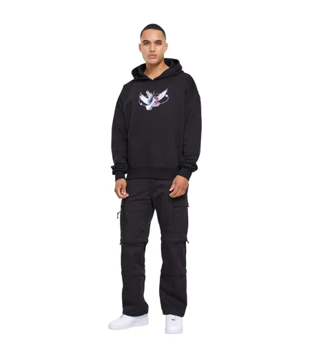 Sweat À Capuche Upscale Vive La Liberte Homme Noir Mister Tee