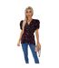 Haut Portefeuille Motif/style Floral Femme Noir AX Paris-1