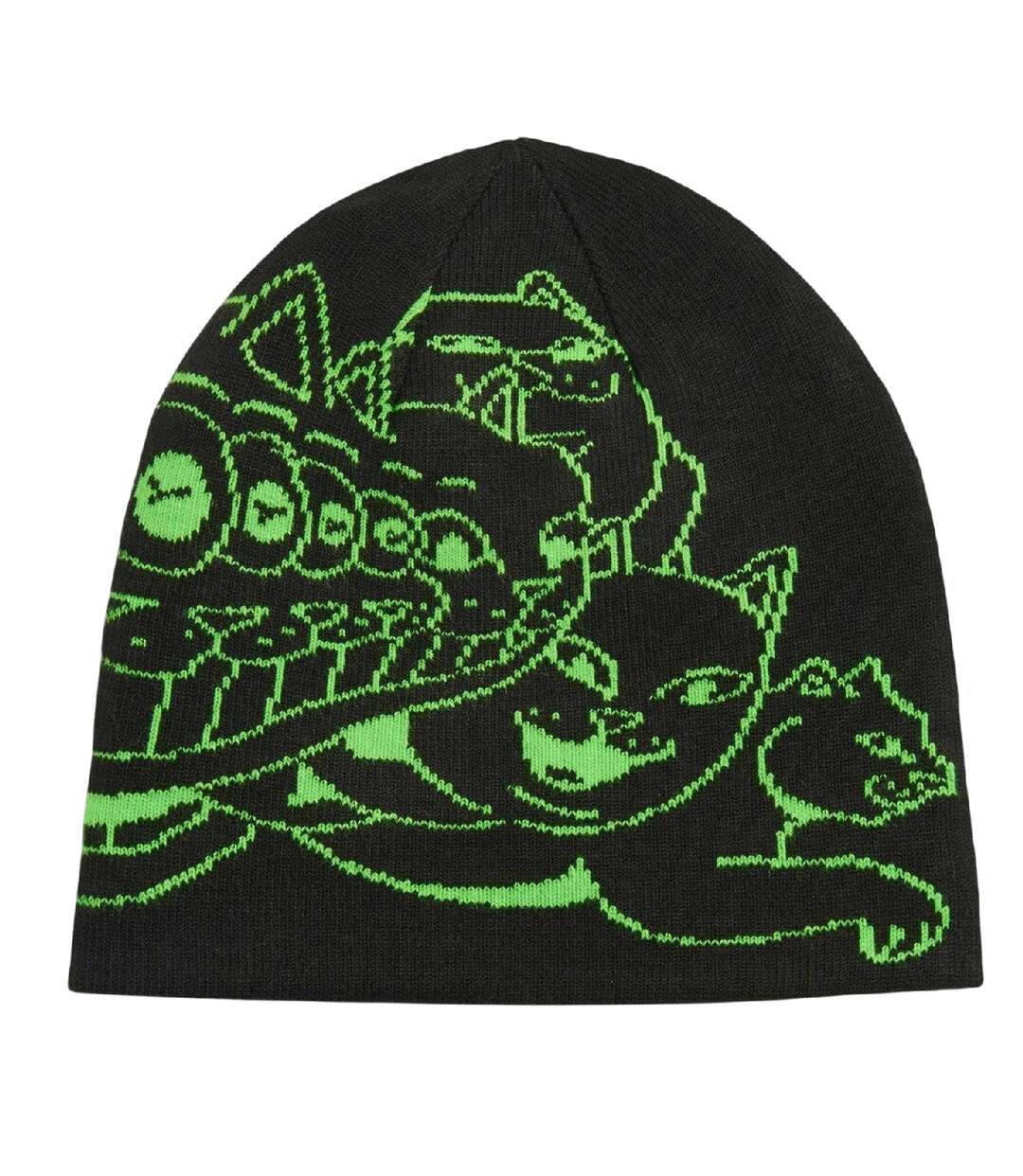 Snug Fit Beanie Black Green Puma-2