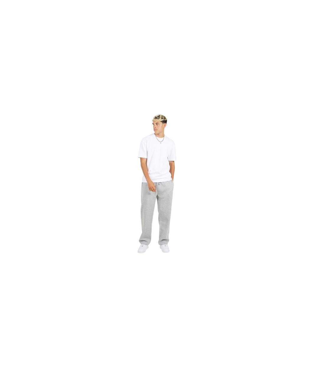 Pantalon De Jogging Homme Gris Chiné Brave Soul-1