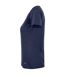 Womens/ladies Manzanita Round Neck Fitted T-shirt Dark Navy Cutter & Buck-3