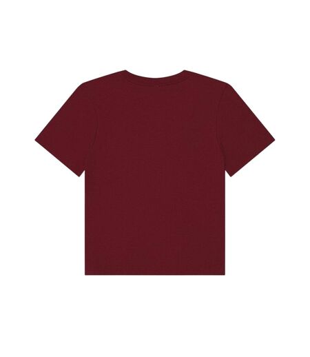 T-shirt Femme Bordeaux Foncé Bella + Canvas