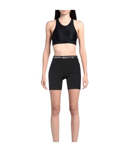Short Motif/style Logo Femme Noir Gris Off White