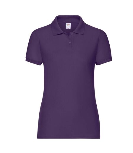 Polo Femme Violet Fruit Of The Loom