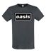 Amplified Mens Logo Oasis T-Shirt (Charcoal) - UTGD224
