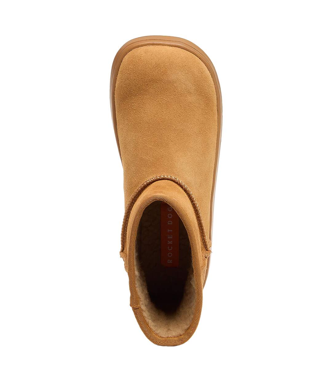Womens/ladies sugar rush suede ankle boots camel Rocket Dog-4