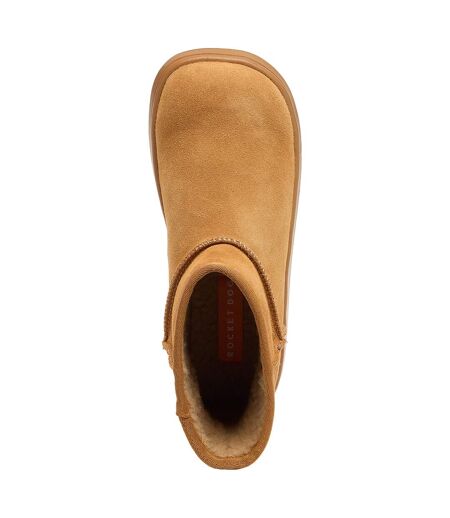 Womens/ladies sugar rush suede ankle boots camel Rocket Dog