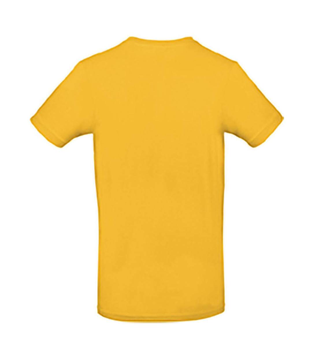 Tee-shirt B&c Mens #e190 Jaune Foncé B And C-2