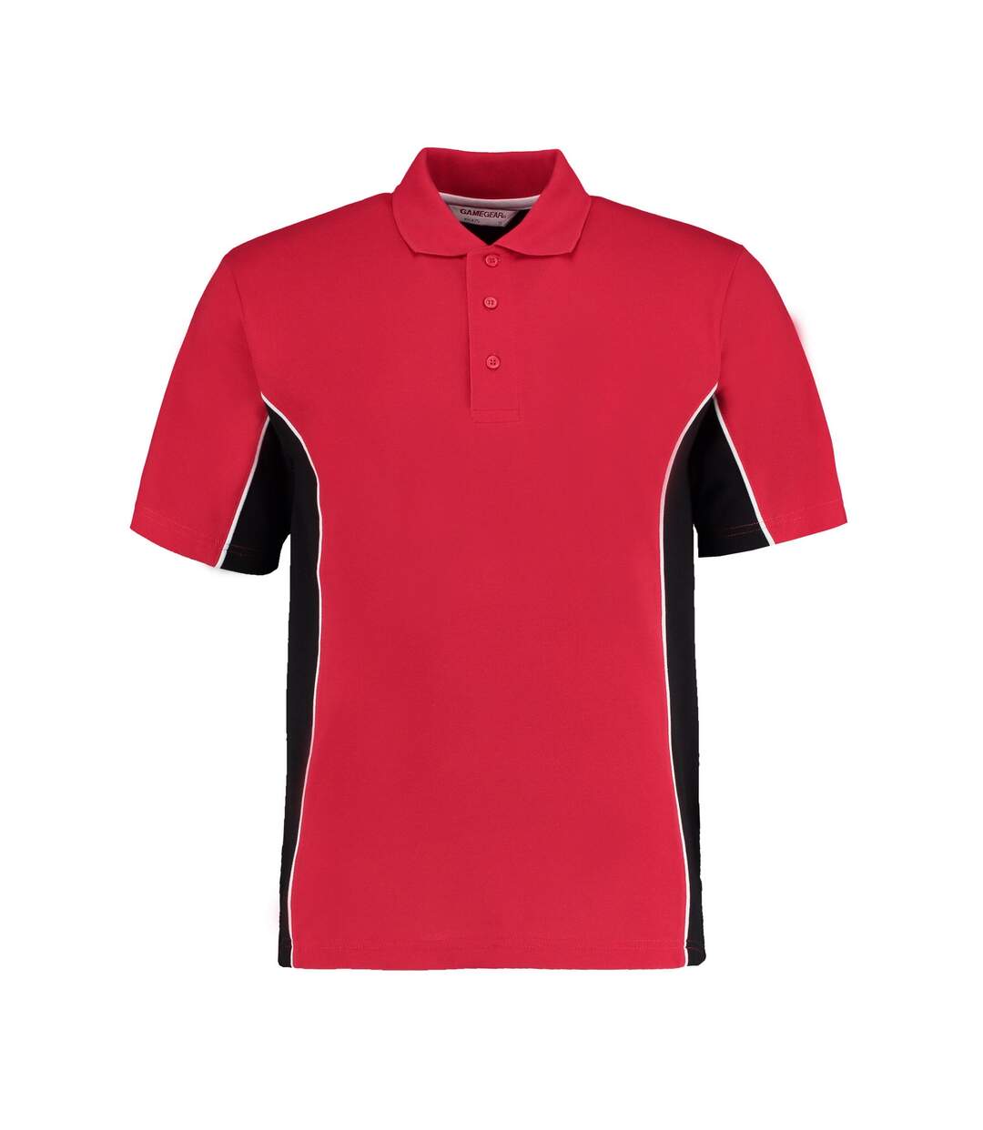 Polo track homme rouge / noir / blanc GAMEGEAR-1