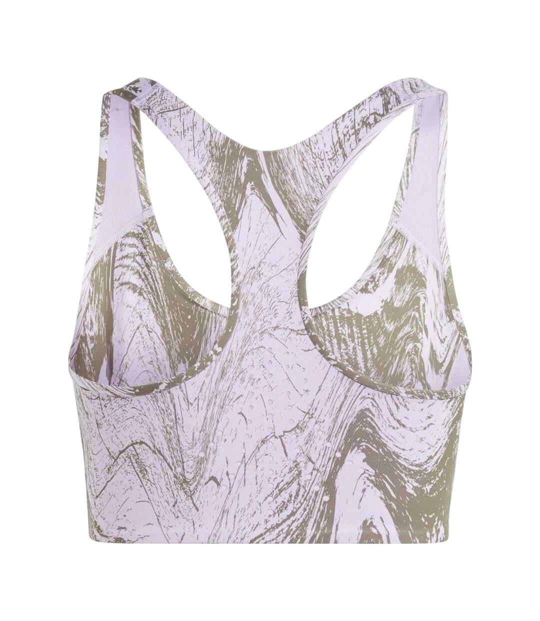 Brassière De Sport Entraînement Femme Violet Kaki Adidas-3
