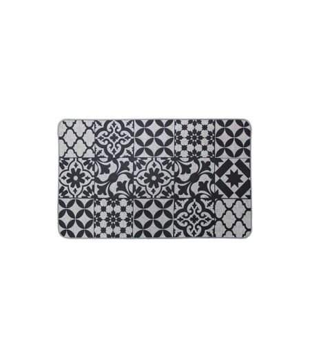 Tapis Tissé Imprimé Bizancia 45x75cm Gris