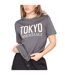 T-shirt Tokyo Femme Anthracite Blank Essentials-4
