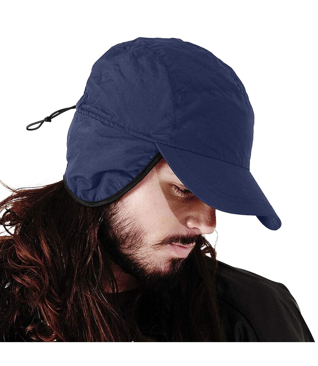 Casquette imperméable et respirante adulte unisexe bleu marine Beechfield-2