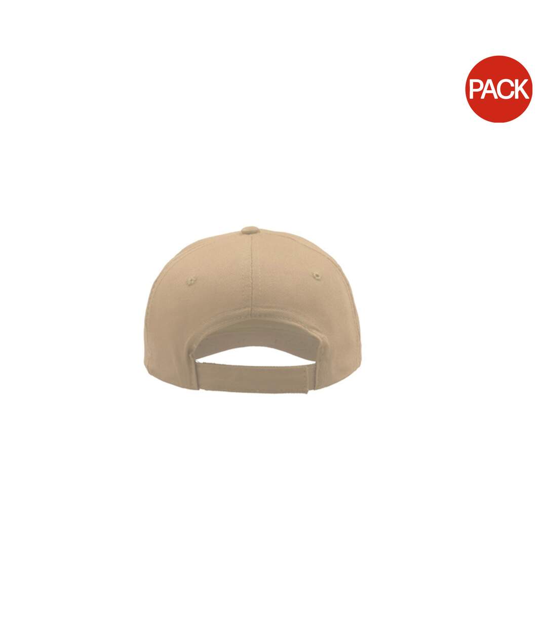 Lot de 2  casquettes start adulte marron clair Atlantis-1