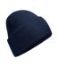 Bonnet classic adulte bleu marine Beechfield