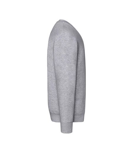 Sweat Premium Homme Gris Chiné Fruit Of The Loom