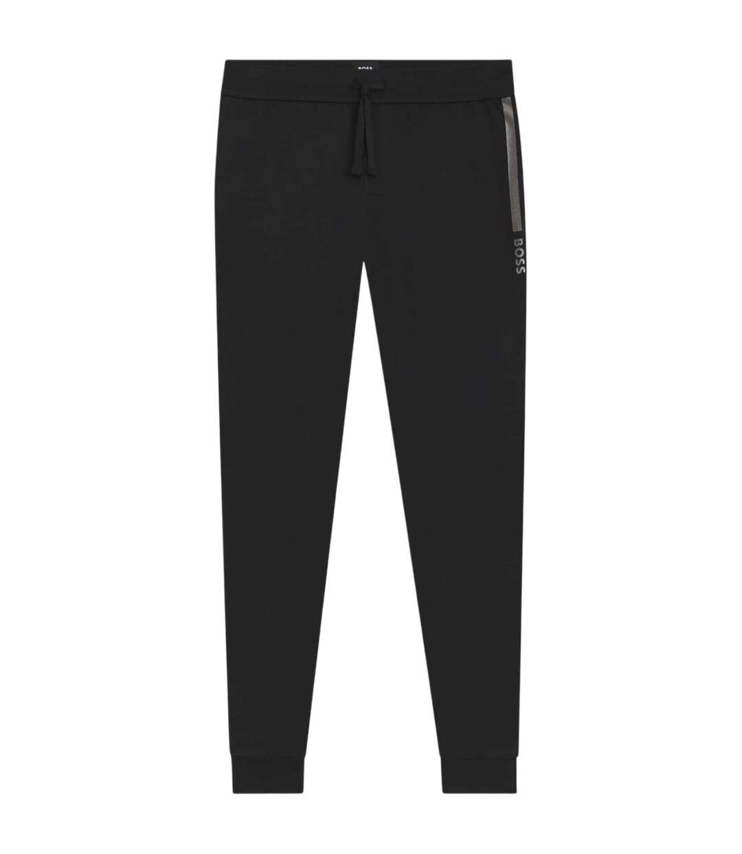 Pantalon De Jogging Motif/style Logo Latéral Homme Noir Boss-1