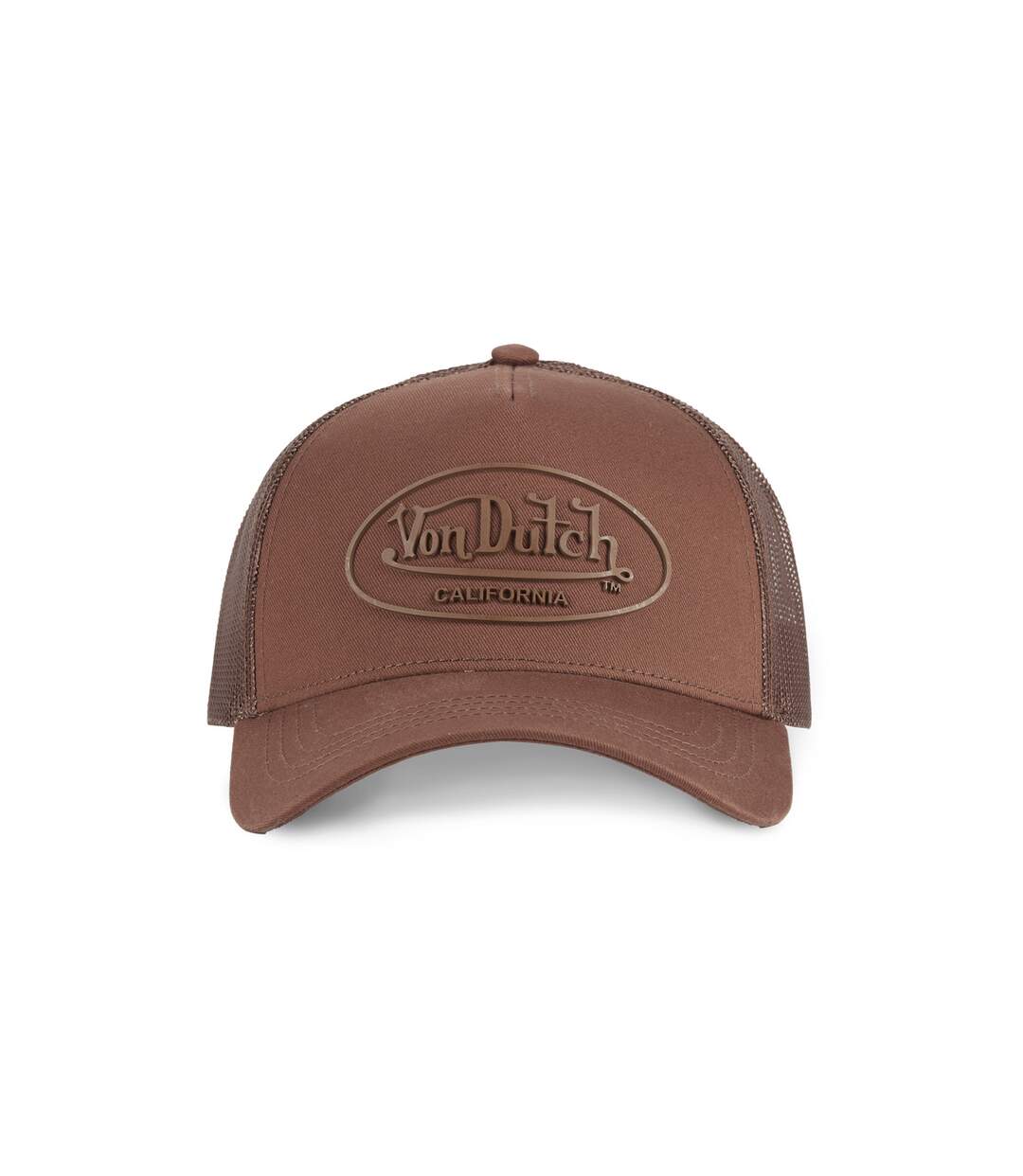 Casquette baseball avec filet en sergé de coton et patch Rubber Logo Vondutch-2