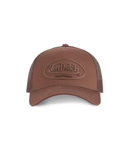 Casquette baseball avec filet en sergé de coton et patch Rubber Logo Vondutch