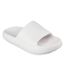Claquettes Motif/style 1 Seule Sangle Femme Blanc Skechers-1