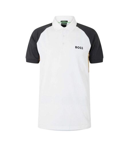Polo Paddy Homme Blanc Boss