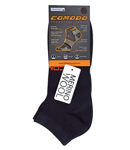 Comodo - Unisex Merino Wool Low Cut Running Socks