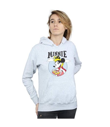 Disney - Sweat à capuche MINNIE MOUSE QUEEN - Femme (Gris chiné) - UTBI11010