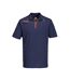 Polo Dx4 Homme Bleu Marine Orange Portwest-1