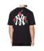 T-shirt Noir Homme New Era Floral - S