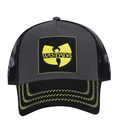 Wu-tang Clan Trucker Cap Grey Black Amplified