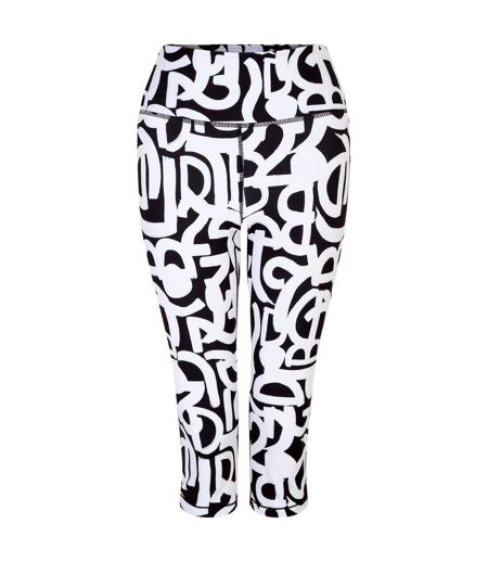 Legging ¾ Influential Femme Noir Blanc Dare 2B