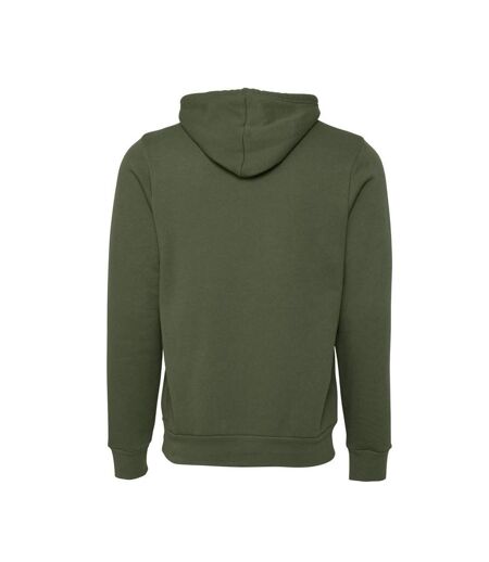 Bella + Canvas Unisex Adult Polycotton Pullover Hoodie (Military Green)