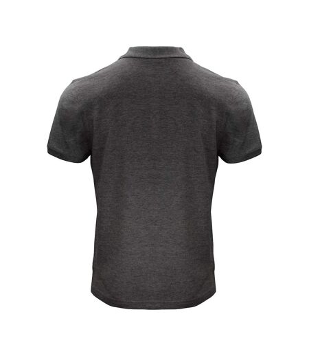 Mens classic polo shirt anthracite melange Clique