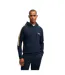 Mens Hooded Raglan Drawstring Hoodie Navy Boss-2