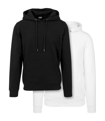 Sweats À Capuche Basic Homme Noir Blanc Urban Classics