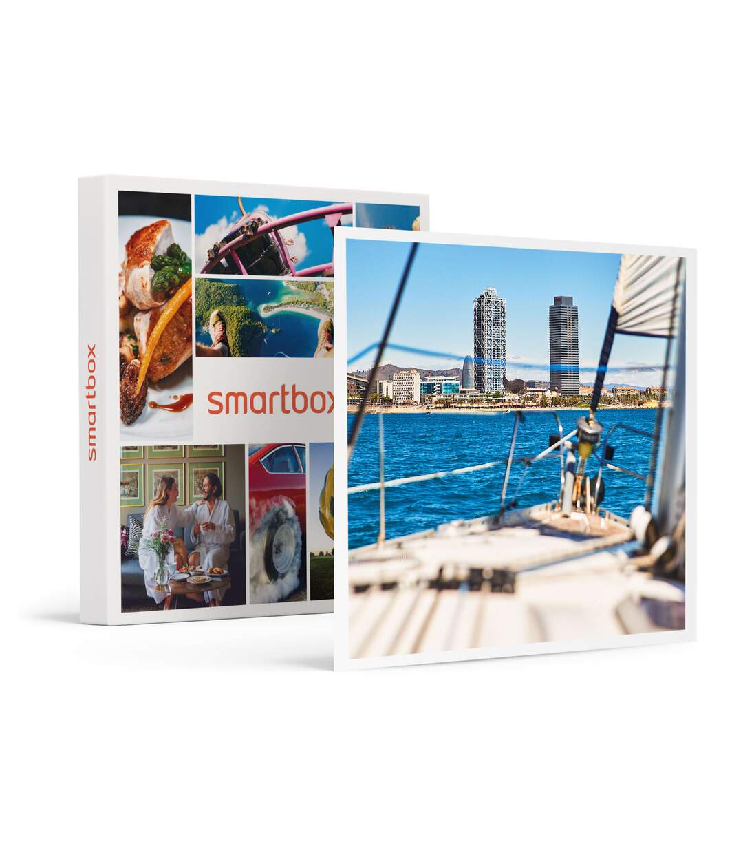 Croisière au coucher du soleil : 2h en catamaran pour 2 personnes à Barcelone - SMARTBOX - Coffret Cadeau Sport & Aventure-1