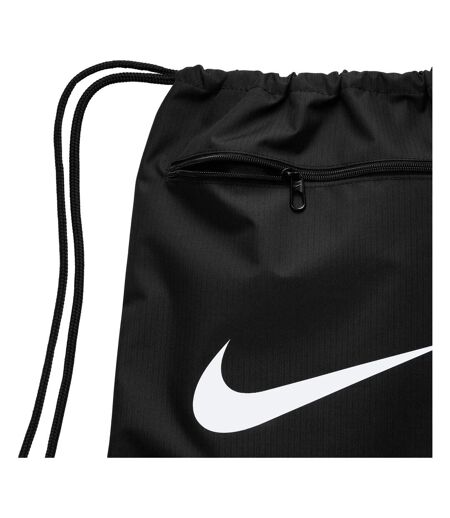 Brasilia 9.5 Training Drawstring Bag One Size Black White Nike Golf