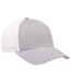 Unisex adult 110 mesh two tone cap silver/white melange Flexfit-4