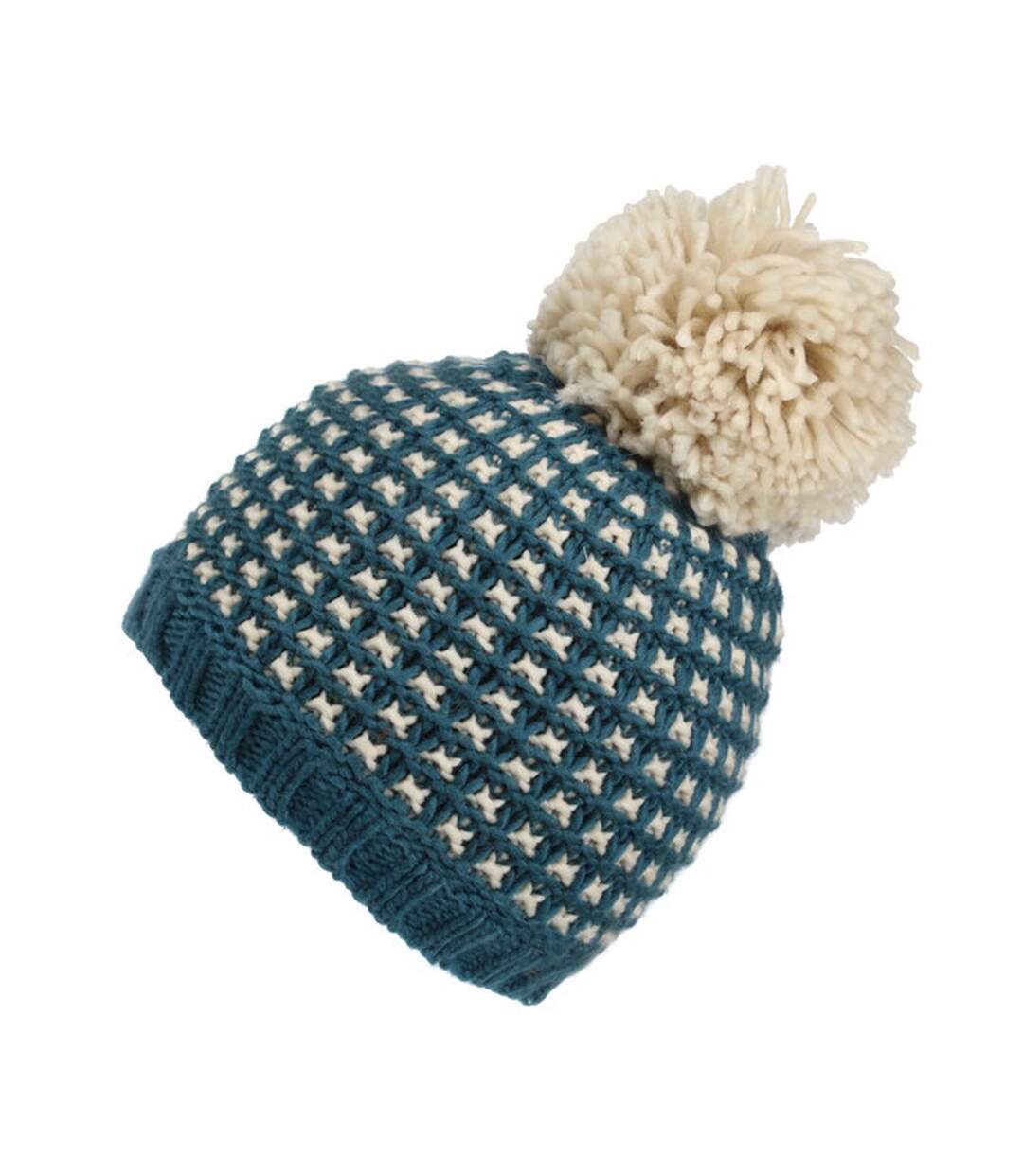 Womens/ladies dalary bobble beanie dragonfly/light vanilla Regatta-1