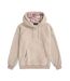 Womens/ladies Fleece Hoodie Off White Animal-2