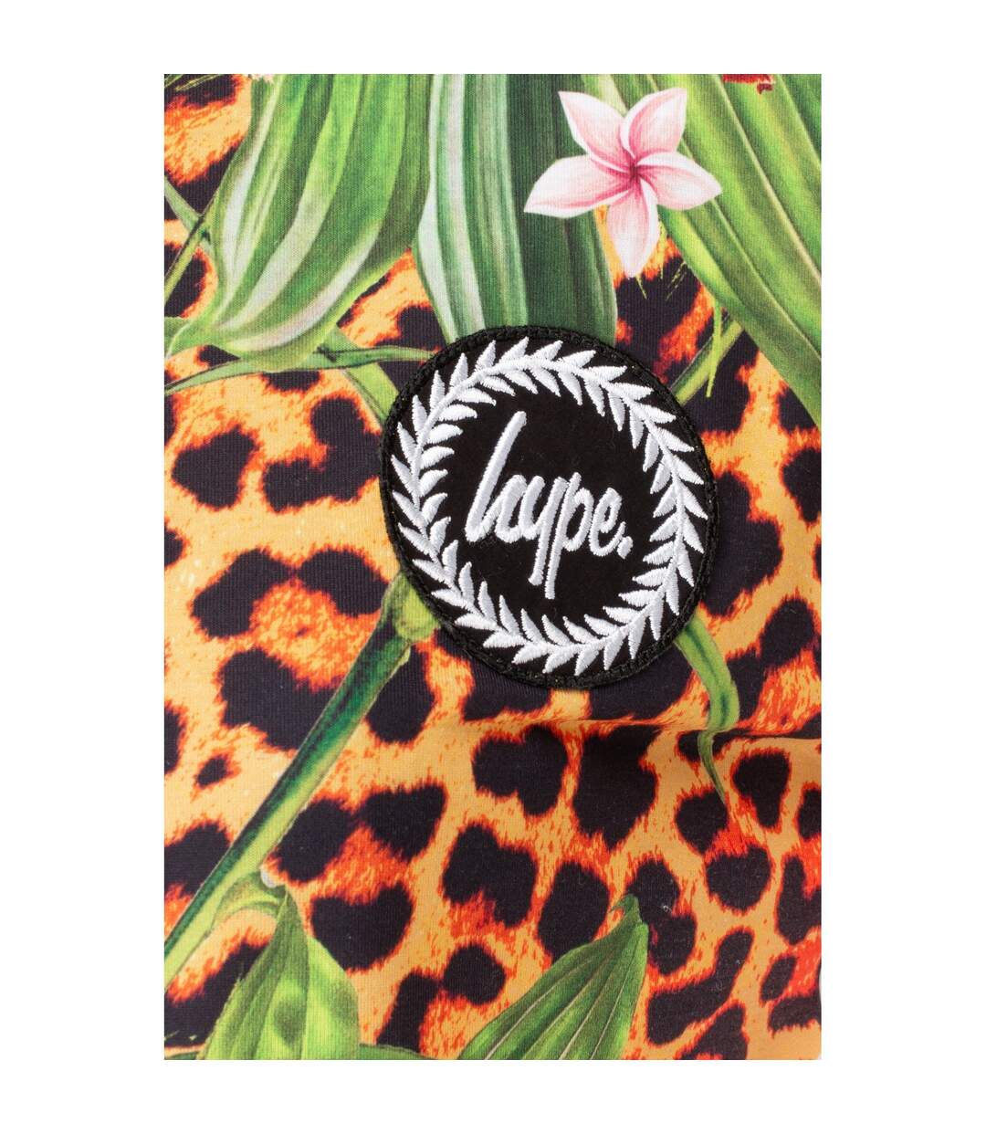 T-shirt jungle femme orange Hype-3