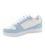 Baskets Motif/style Sportif Nole Femme Blanc Bleu Ciel Délavé Ellesse-3