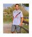 T-shirts sporty homme blanc / rouge / noir Atlas For Men-2