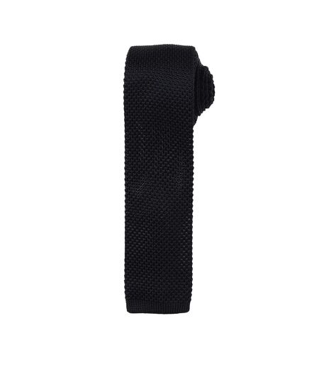 Premier - Cravate effet tricot - Homme (Noir) (One Size) - UTRW5241
