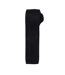 Premier Mens Slim Textured Knit Effect Tie (Black) (One Size) - UTRW5241
